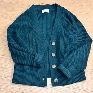Large Old Navy Green Cardigan